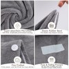 OWLMATE Pack of 4 Microfibre Hair Towels, Microfibre Towels, Hair