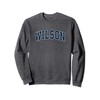 Wilson North Carolina NC Vintage Sports Design Navy Sweatshirt