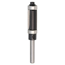 Yakamoz Flush Trim Router Bit Top & Bottom Bearing 1" H X 1/4'' Shank Woodworking Tool