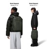 RAINS Book Daypack - Green Laptop Backpack for Men and