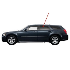 Privacy Driver Left Side Rear Door Window Door Glass Compatible with Chrysler 300/Dodge Magnum 2005-2010 Models