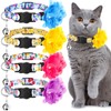 Weewooday 4 Pcs Spring Cat Collar for Cats Cat Collars