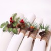 Pinecone Napkin Rings Sweet Reusable Christmas Napkin Holders Table Decor