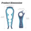 2 Pack Jar Openers - 5 in 1 Bottle Opener