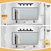 Guliaofo 5-Light Black Vanity Lights, 30.79 Inch Bathroom Light Fixtures