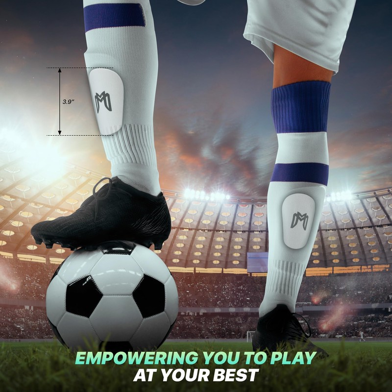 MediCaptain MiniGuards - Miniature Shin Guards for Soccer Players -