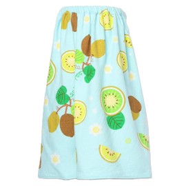 Teddy Towel019 Wrap Towel for Kids, Girls, Boys, 31.5 inches (80 cm), Bath Towel, Elementary School Students, Children's Towel019 (Kiwi, 31.5 x 47.2 inches (80 x 120 cm)