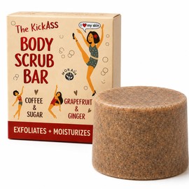 Morava Barra Exfoliante Corporal - Exfoliante Corporal Natural De Café Y Azúcar Para Una Piel Suave, Nutrida Y Radiante, Vegano, Libre De Crueldad... 