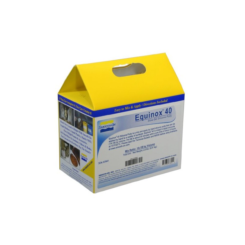 Equinox 40 Slow - Mix & Apply-by-Hand Platinum Mold Putty