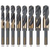 COMOWARE Reduced Shank Drill Bit Set, 8 Sizes from 9/16"