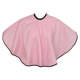 kokiya Salon Barber Cape Shaving Barber Cape Haircut Apron Short Makeup Cape Cutting Hair Cape for Hair Styling Makeup Artist, Pink