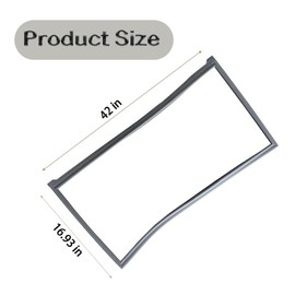 W10830055 Refrigerator French Door Gasket, Compatible with Maytag KitchenAid Kenmore Whirlpool Amana, Replacement Part W10163991, W10191105, W10443238, 4458810, AP6027230