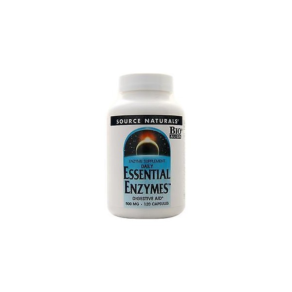 Source Naturals Daily Essential Enzymes (500mg)  120 caps