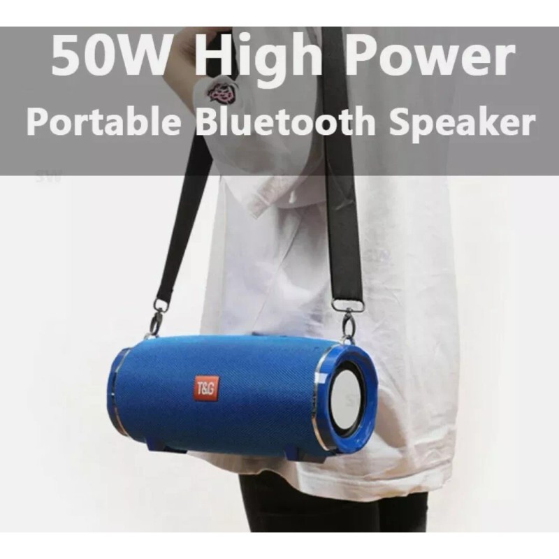 T&G BIG 50W High Power Bluetooth Speaker Waterproof Portable Column