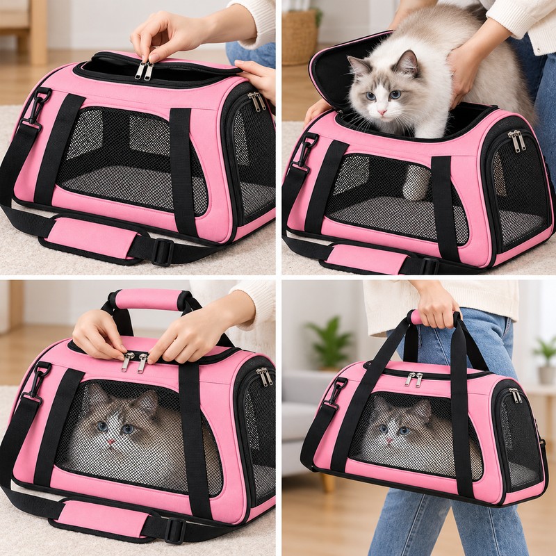Portable Pet Carrier Bag for Travel – Cat Carriers Dog
