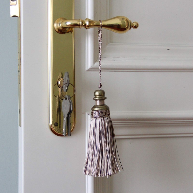 HedongHexi 2 Pack Tassel Key Tassel with Loops, Handmade Tassel