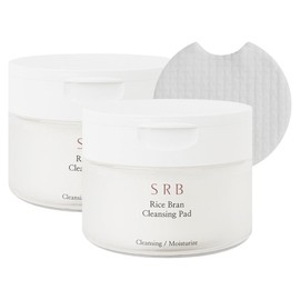 SRB Rice Water Rice Bran Cleansing Pads, 2, 60 sheets / 에스알비 쌀뜨물 미강 클렌징 패드, 2개, 60매입