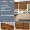 CHICOLOGY Bamboo Roman Shades - Smart Choice Eco-Friendly Light Filtering