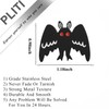 PLITI Mothman Brooch Cryptozoology Gift Mothman Lover Gift Cute Cryptid