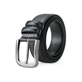 Men Belt Genuine Leather 30"-70" Waist Regular and Big & Tall Sizes Classic and Fashion Design with Single Prong Buckle.(Black,40''-43'' Waist)