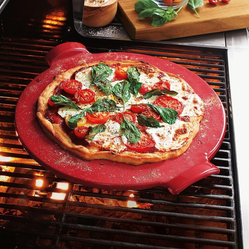 Emile Henry Made In France Flame Individual Pizza Stone 10",
