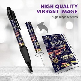 Destination Vinyl ltd Beautiful and comfortable Set of 2 Matching Pens - Tool Box Mechanic Trade Engineer Mens #24313