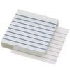 ONLYKXY 4 Pack Transparent Sticky Notes 7.6x7.6CM Self-Stick Book Tabs