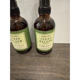 Jo!e 2X Trader Joe's Cedar Balsam Room Spritz Spray 4 Fl Oz Holiday Seasonal NEW 2025
