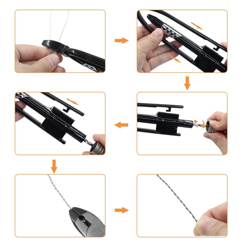 Litoexpe 2 Pcs 6 Inch & 9 Inch Safety Wire