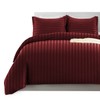 Imperial Rooms Single Duvet Cover Set Reversible Stripes Satin Bedding