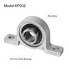 sourcing map 4pcs KP002 Pillow Block Bearings 8mm Bore Bearing