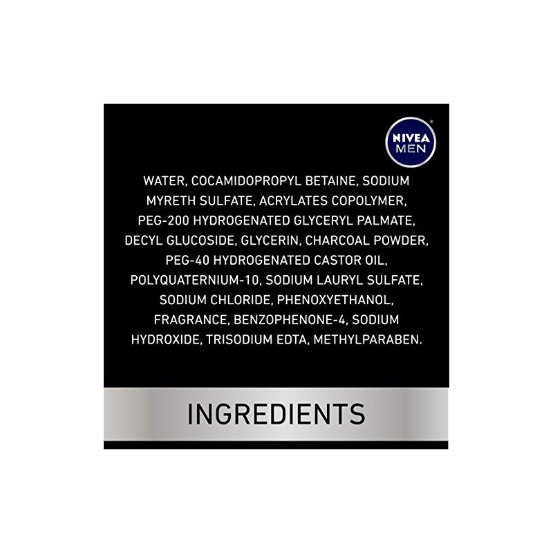 NIVEA Men DEEP Cleansing Beard & Face Wash - With