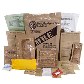 Genuine Military MRE Meal with Inspection Date September 2017 or Newer (Spaghetti with Meat Sauce)