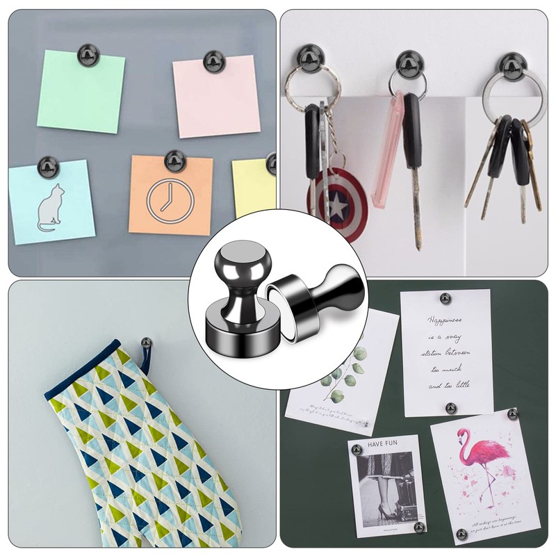 LOVIMAG Fridge Magnets 12Pcs Refrigerator Whiteboard Small Strong Magnet Classroom