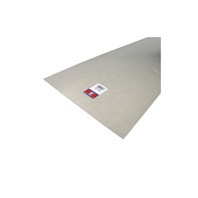 Midwest Products 5241 Birch Plywood, 1/32 x 12 x 24-Inch