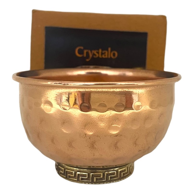Crystalo - Copper Offering Bowl, 3 Inch Diameter, Great for