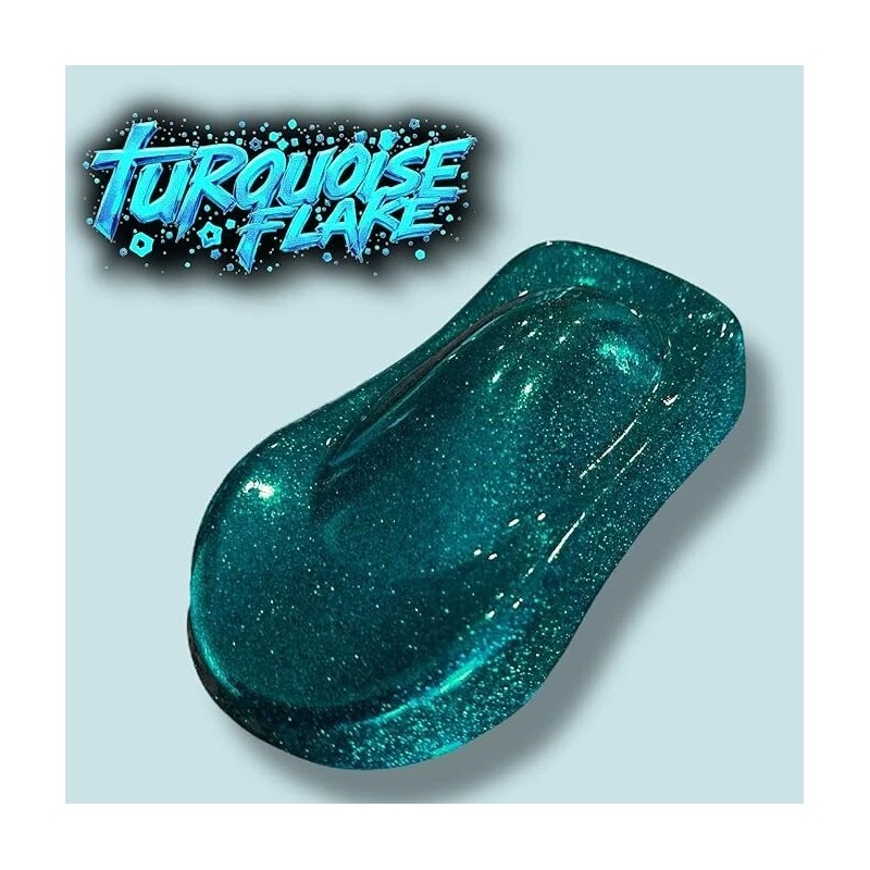 LiME LiNE Turquoise Metal Flake Ready to Spray Automotive Basecoat