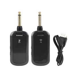 2.4GHz Guitar Wireless System Guitars Transmitter Receiver 4 Channels 18m Effective Range