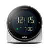 BRAUN/Brown BC24W Digital Alarm Clock, White