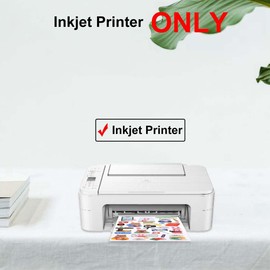 100sheets A4 Thick Photo Paper 260Gsm Double Sides Matte Matt Inkjet Paper Both Side Printed Super White Hartwii