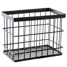 G.E.T. WB-745-MG Rectangular Metal Storage Wire Basket for Pantry, Produce and More, 7" x 4.25" x 5.5"