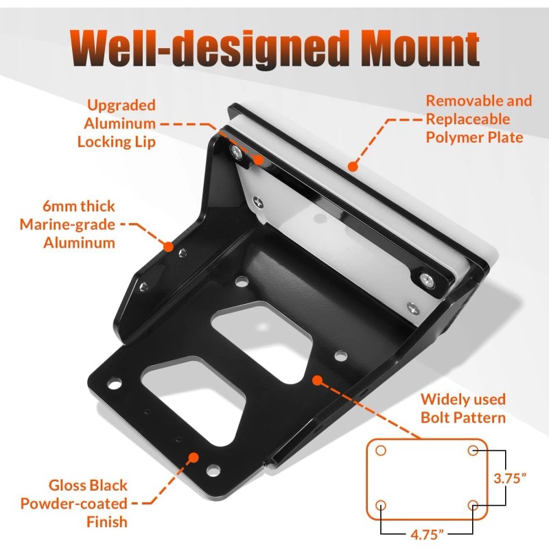 for Kayaks Transom Trolling Motor Mount Motor Bracket Kit for
