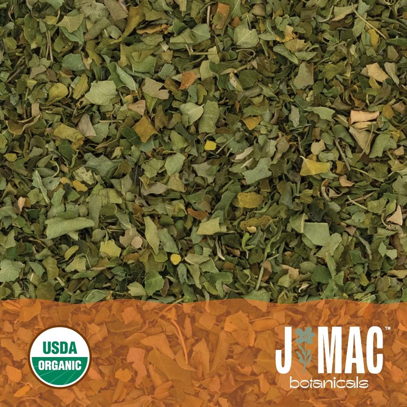 J MAC BOTANICALS Organic Moringa Leaves, malunggay leaf, Whole Green