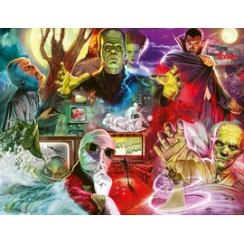 Ravensburger Universal Monsters 2000 Piece Jigsaw Puzzles - 12001341 - Handcrafted Tooling, Made in Germany, Every Piece Fits Together Perfectly