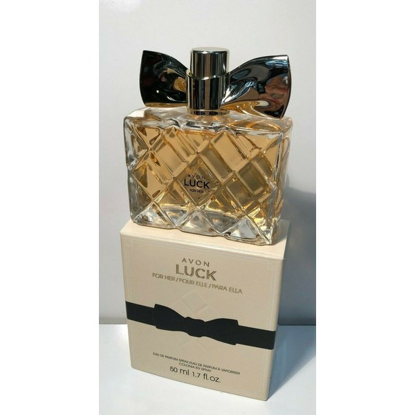 AVON LUCK FOR HER CITRUS, BERRIES WHITE FLORALS ROSE  SANDALWOOD DISCONTINUED