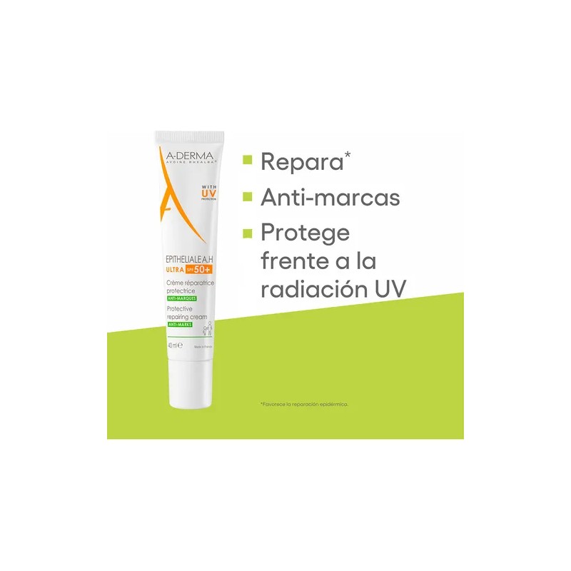 Crema Reparadora Protectora A-Derma Epitheliale A.H 50 Fps 40Ml