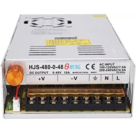 Titoe 48V 10A Adjustable Switching Power Supply With Overload Protection And Led Di...