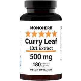 MONOHERB MONOHERB Curry Leaf Extract 500 mg - 180 Capsules
