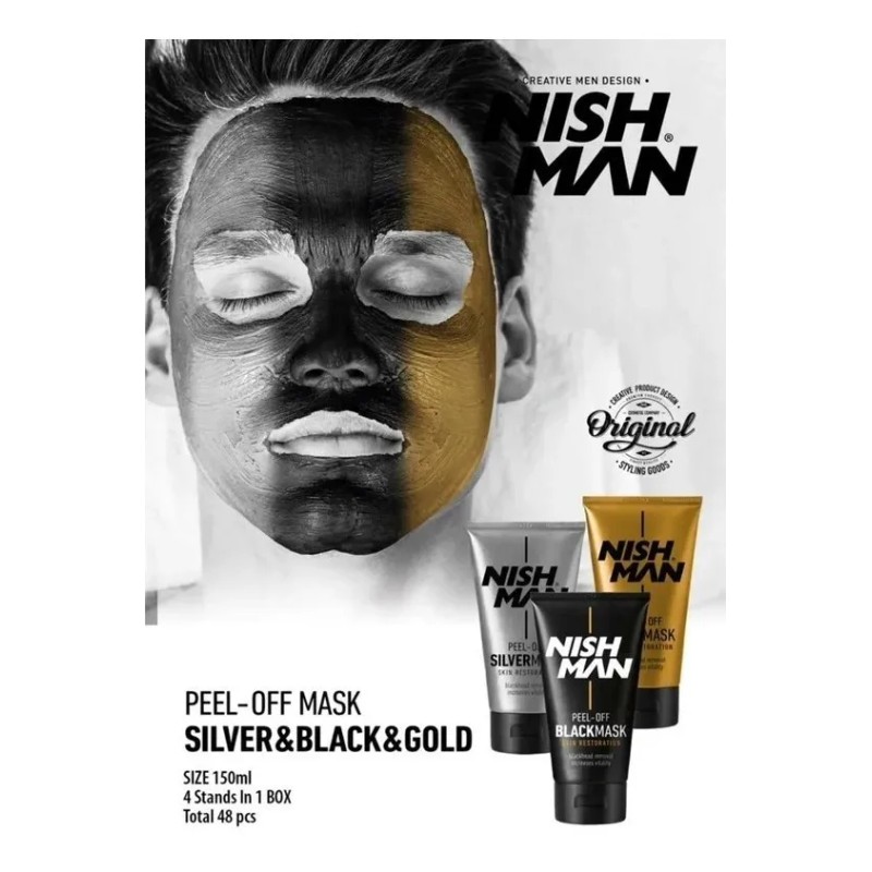 Nish Man Mascarilla Peel-off Removerdor Puntos Negros