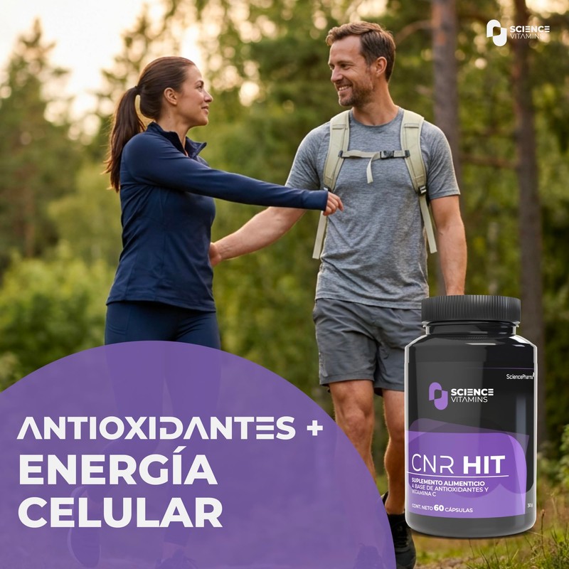 Science Vitamins CNR HIT | Glutatión, Trans-Resveratrol, Curcumina y NAD